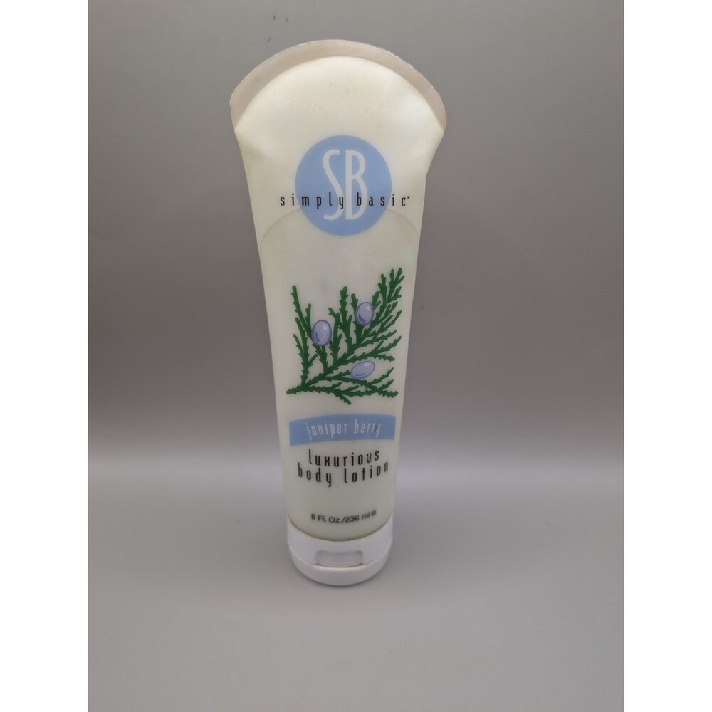 Vintage Simply Basic Juniper Berry Lotion 8oz New Old Stock